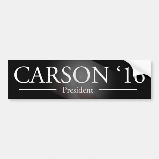 Ben Carson voor President Bumpersticker (Voorkant)