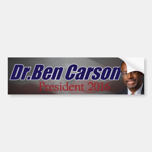 Ben Carson voor President Bumpersticker (Voorkant)