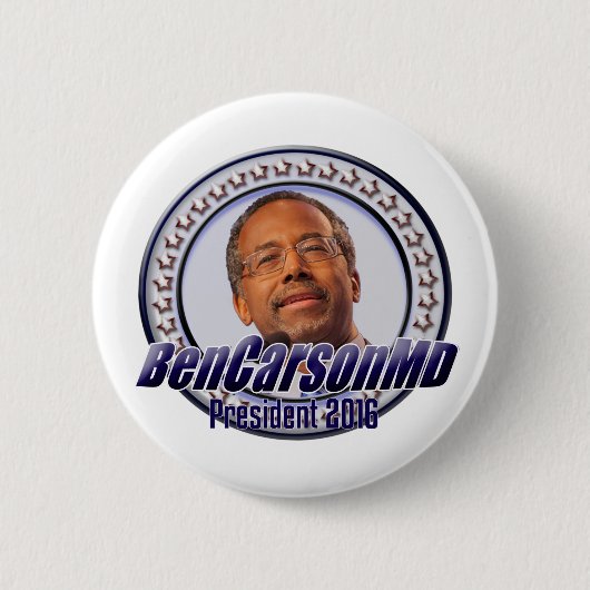Ben Carson voor President Button (Voorkant)