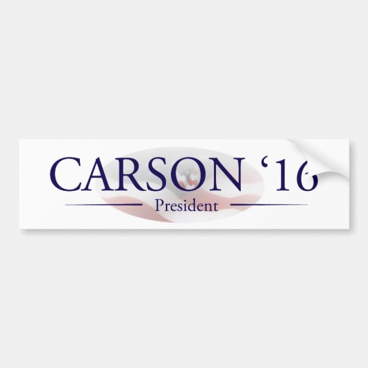 Ben Carson voor President Gifts Bumpersticker (Voorkant)
