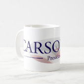Ben Carson voor President Gifts Koffiemok (Voorkant links)