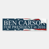 Ben Carson voor President in 2016 Bumpersticker (Voorkant)