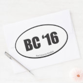 Ben Carson voor President Ovale Sticker (Envelop)