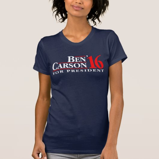 Ben Carson voor President T-shirt (Voorkant)