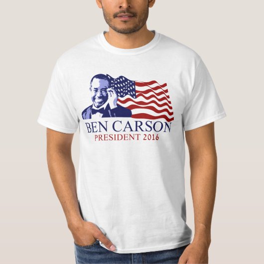 Ben Carson voor President T-shirt (Voorkant)