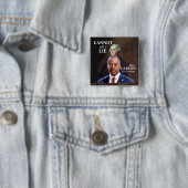 Ben Carson voor President Vierkante Button 5,1 Cm (In situ)