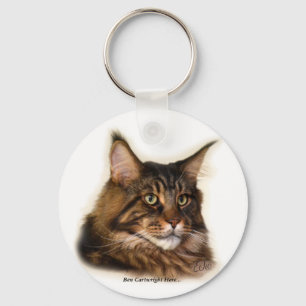 Ben Cartwright hier... Maine Coon Cat sleutelhange Sleutelhanger