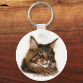 Ben Cartwright.. Maine Coon Cat sleutelhanger (Voorkant)