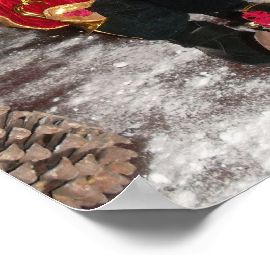 Ben cool met dat Santa poster (Hoek)