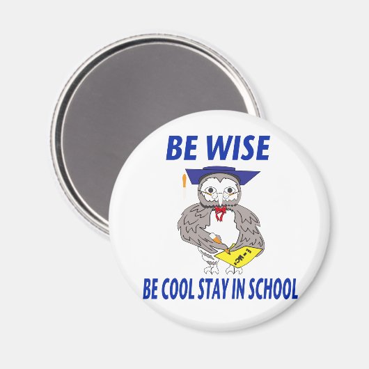 BEN-COOL VERBLIJF-IN-SCHOOL MAGNEET (Voorkant / Achterkant)