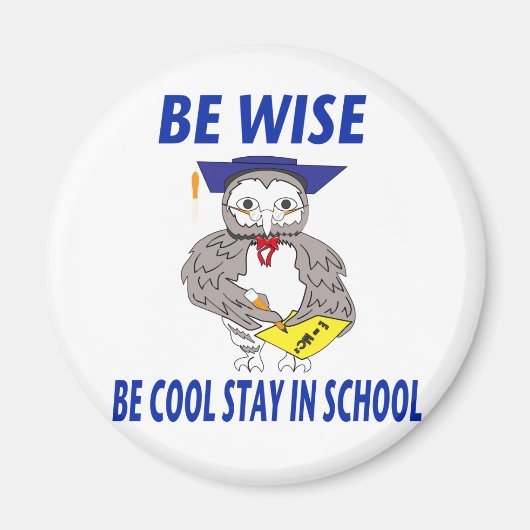 BEN-COOL VERBLIJF-IN-SCHOOL MAGNEET (Voorkant)