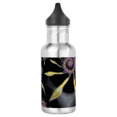 BEN ~CUTE GLOSSY! ~Paars Green Black Yellow 3D~ Waterfles (Links)