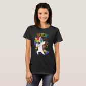 Ben Dabbing Unicorn T-shirt (Voorkant volledig)