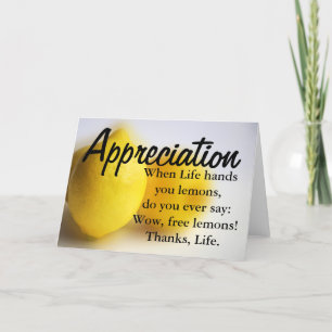 Ben dankbaar en tel uw zegen bedankkaart