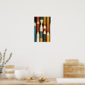 Ben-Day Dot-stijl: Screen Print Glamour Pop Art (Keuken)