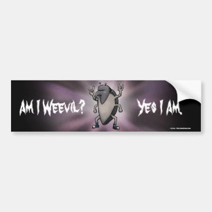 Ben de Cartoon van het Zware Metaal van de Bumpersticker