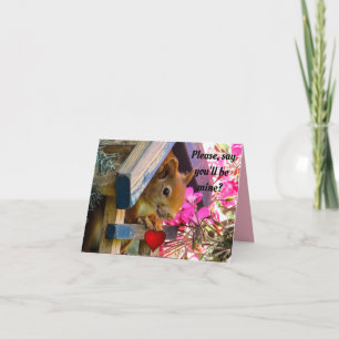 Ben de Eekhoorn Valentijn van de Mijn Feestdagen Kaart