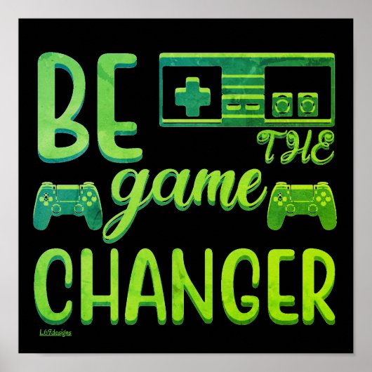 BEN DE inspirerend gamewisselaar Poster (Voorkant)