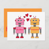 Ben de Robots van de Mijn Feestdagenkaart (Voorkant / Achterkant)