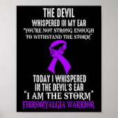 Ben de Storm Fibromyalgie bewustzijnsstrijder Poster (Voorkant)