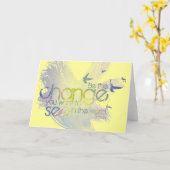 Ben de Verandering u in de Wereld wilt zien Kaart (Gele Bloem)