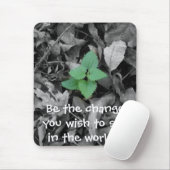 Ben de verandering u om in de wereldgift wenst te muismat (Met muis)