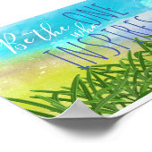 Ben degene die Citaat inspireert Poster (Hoek)