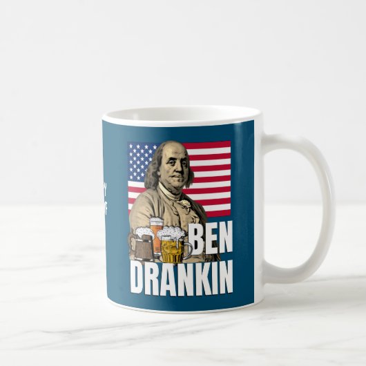 BEN DRANKIN 4 juli Benjamin Franklin Koffiemok (Rechts)