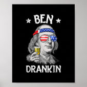 Ben Drankin, 4 juli Benjamin Franklin Mannen Poster (Voorkant)