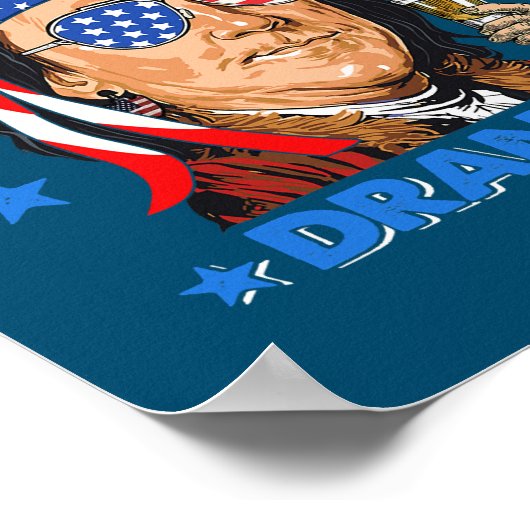 Ben Drankin, 4 juli Benjamin Franklin Mannen Poster (Hoek)