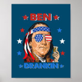 Ben Drankin, 4 juli Benjamin Franklin Mannen Poster (Voorkant)