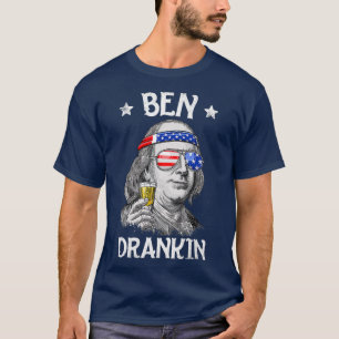 Ben Drankin, 4 juli Benjamin Franklin Mannen T-shirt