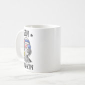Ben Drankin, 4 juli Benjamin Franklin Mannen Wome Koffiemok (Voorkant links)