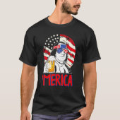 Ben Drankin, 4 juli Benjamin Franklin Mannen Wome T-shirt (Voorkant)