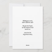 BEN DRANKIN 4 juli Feestdagenkaart (Achterkant)