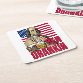 BEN DRANKIN 4 juli Kartonnen Onderzetters (Schuin)