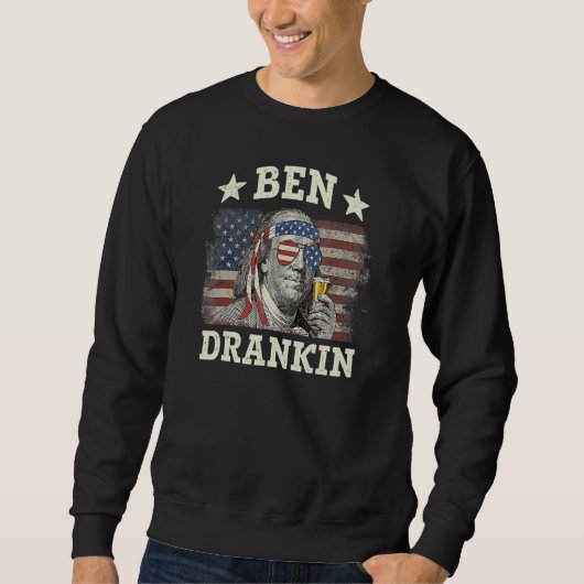 Ben Drankin 4 juli patriottisch 2 Trui (Voorkant)
