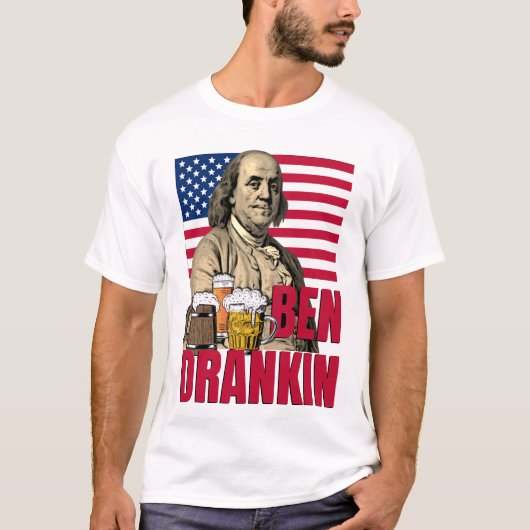 BEN DRANKIN 4 juli T-shirt (Voorkant)