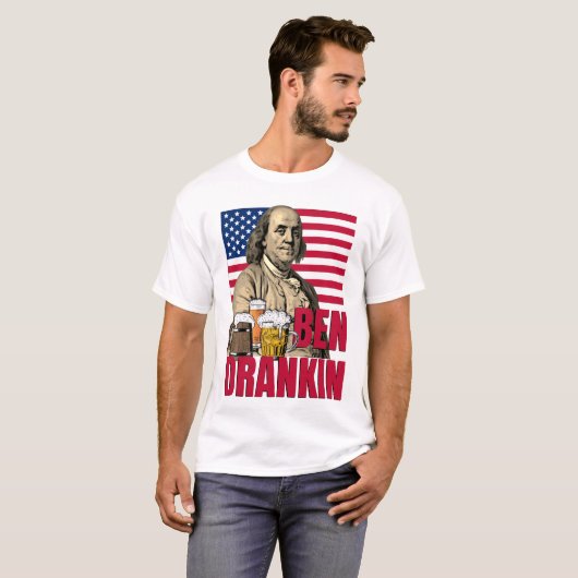BEN DRANKIN 4 juli T-shirt (Voorkant volledig)
