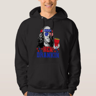 Ben Drankin Bier 4 juli Onafhankelijkheidsdag USA Hoodie
