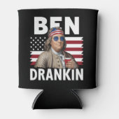 Ben Drankin Bier 4 juli  Vlaggengrappig Blikjeskoeler (Voorkant)