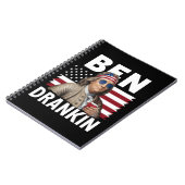 Ben Drankin Bier 4 juli  Vlaggengrappig Notitieboek (Linkerzijde)
