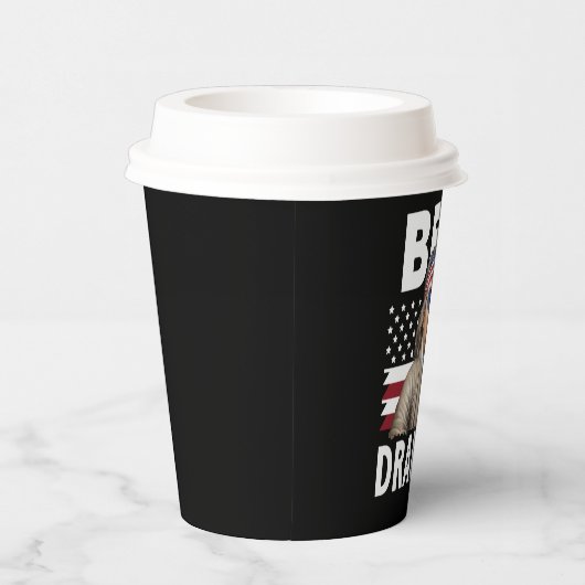Ben Drankin Bier 4 juli Vlaggengrappig Papieren Bekers (Rechts)