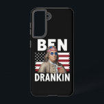 Ben Drankin Bier 4 juli  Vlaggengrappig Samsung Galaxy Hoesje<br><div class="desc">Ben Drankin Bier 4 juli  Vlaggengrappig</div>