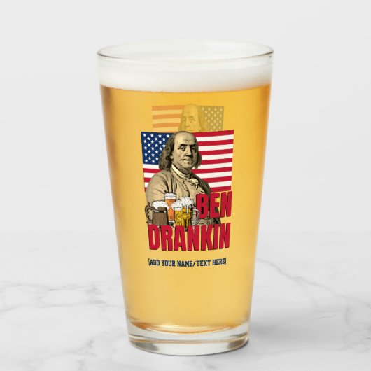 BEN DRANKIN Juli 4 Douanenaam Glas (Voorkant gevuld)
