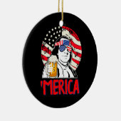 Ben Drankin Laten we de vreugde vieren van de 4e v Keramisch Ornament (Rechts)