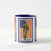 ben een Amerikaanse marinier! Mok (Midden)