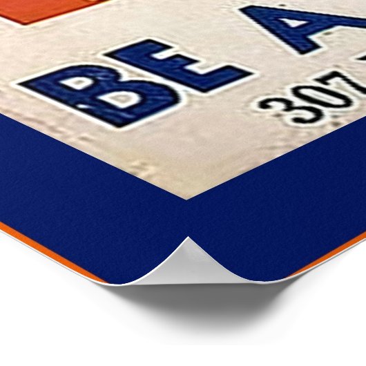  ben een Amerikaanse marinier! Poster (Hoek)