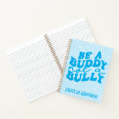 BEN EEN BUDDY, GEEN BULLY RETRO GROOVY CUSTOY NAME NOTITIEBOEK (Binnen)