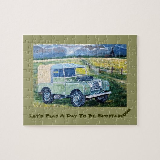 Ben een Dag van plan om Spontane Puzzel te zijn Legpuzzel (Horizontaal)